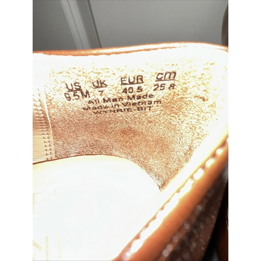 Naturalizer Women Size 9.5M Wynrie-Bit Block Heel Bit Loafer Cappuccino Brown‎